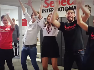 Seneca International busting a move in support of the 2016 Campaign for Students. Check out the video here: https://www.youtube.com/watch?v=iRzRoYxqC0c