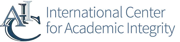 The logo for the International Center for Academic Integrity