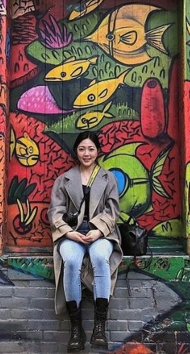 Third-year Fashion Arts student Sori Park