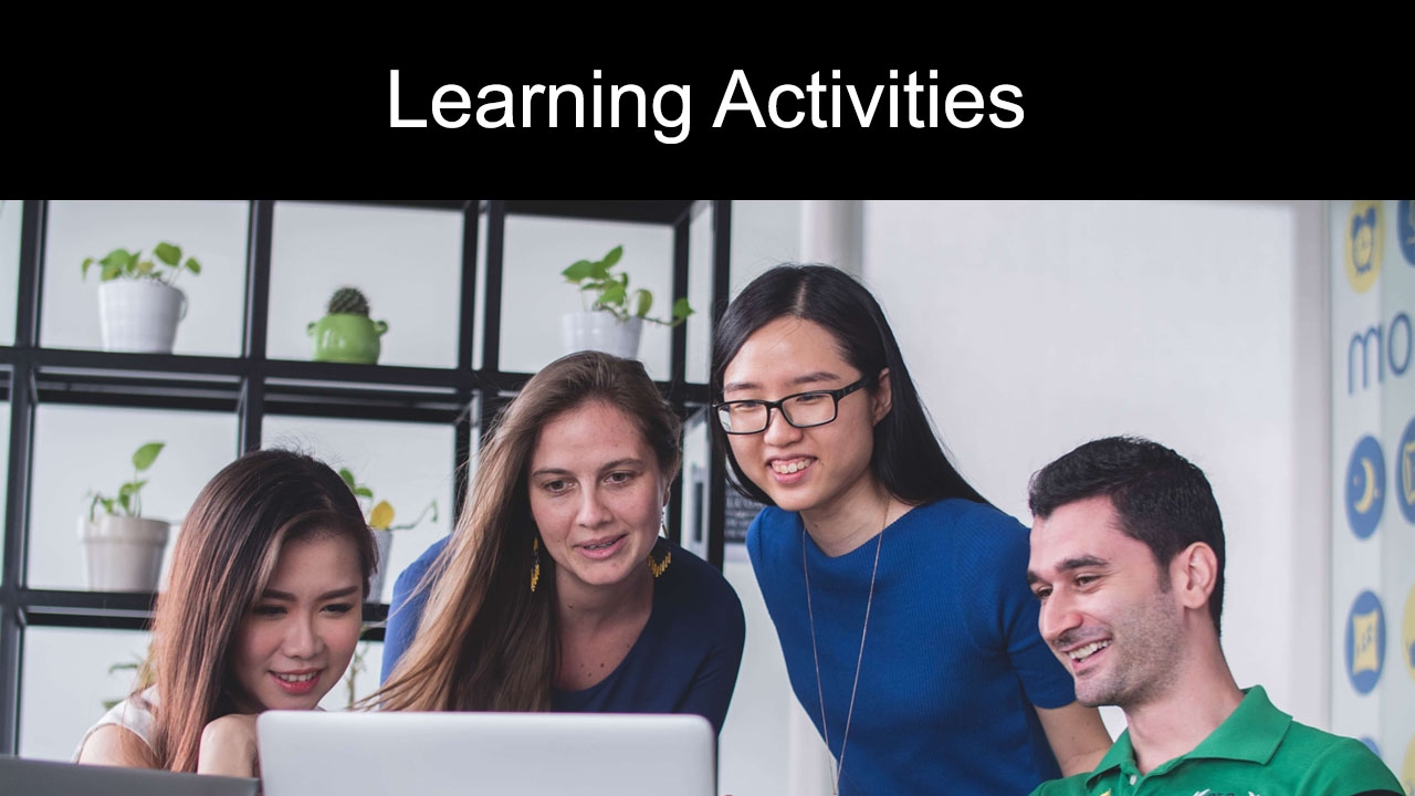 Learning Activities header