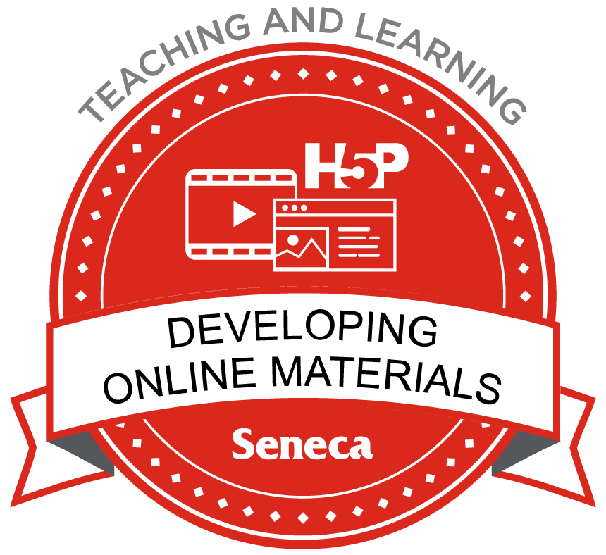 The micro-credential image for the Developing Online Materials course
