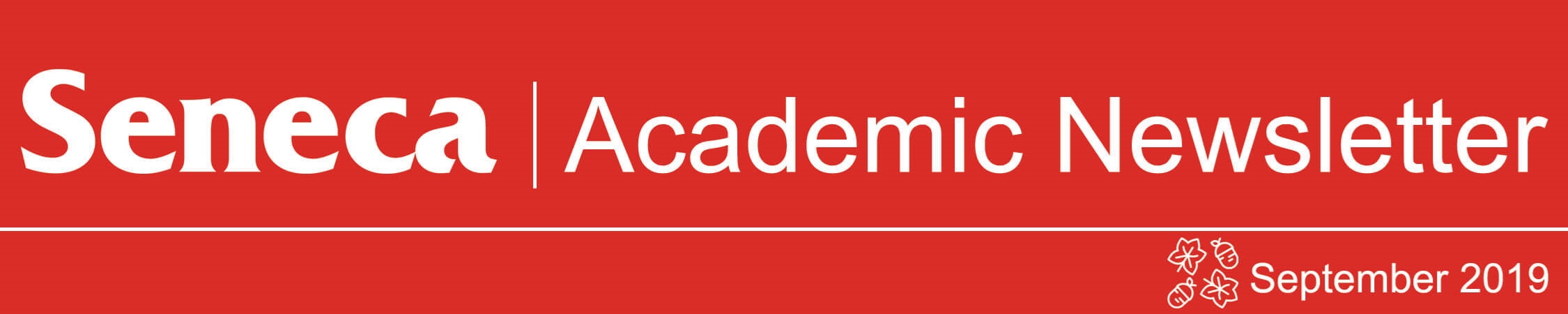 The header logo for the September 2019 issue of the Academic Newsletter