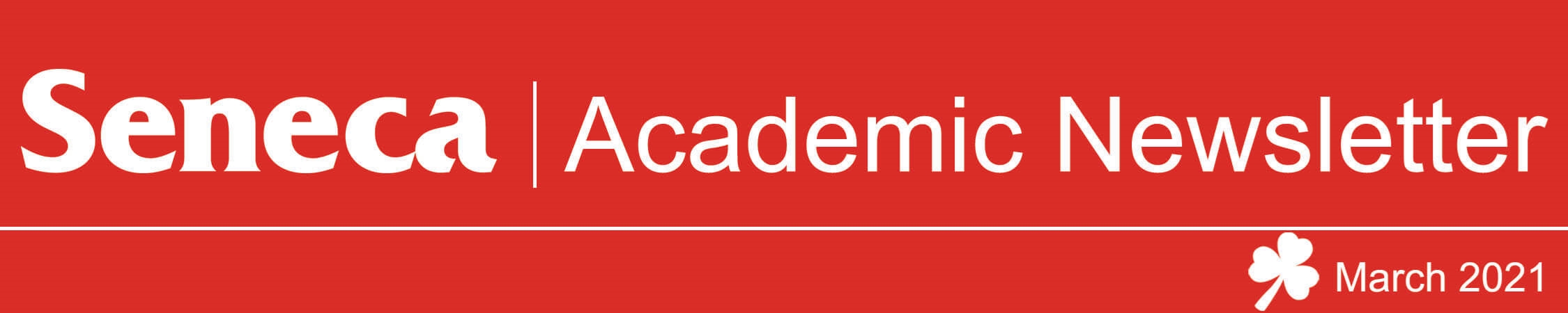 The header logo for the March 2021 issue of the Academic Newsletter