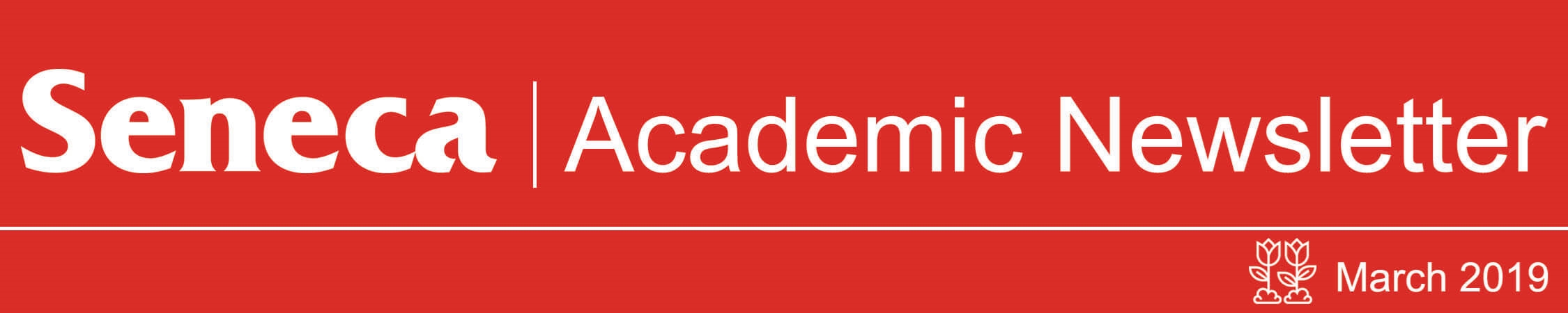 The header logo for the March 2019 issue of the Academic Newsletter